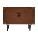 Trent Chestnut 2 Door Accent Cabinet - Ornate Home