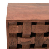 Trent Chestnut 3 Door Accent Cabinet - Ornate Home