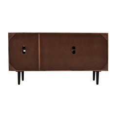 Trent Chestnut 3 Door Accent Cabinet - Ornate Home