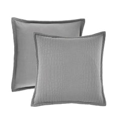 Trent Gray 26" Euro Sham - Ornate Home