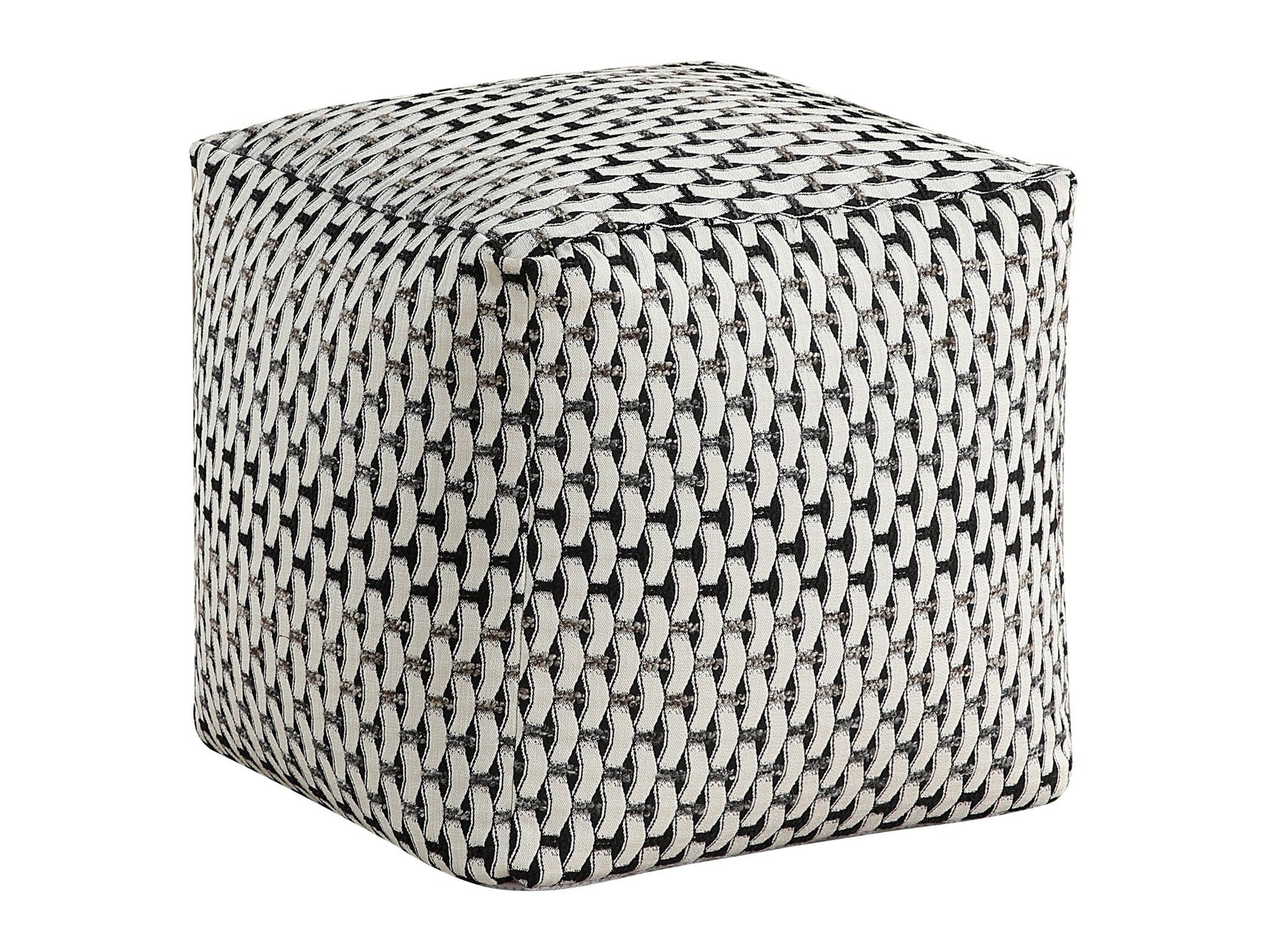 Trent Multi-color Pouf - Ornate Home