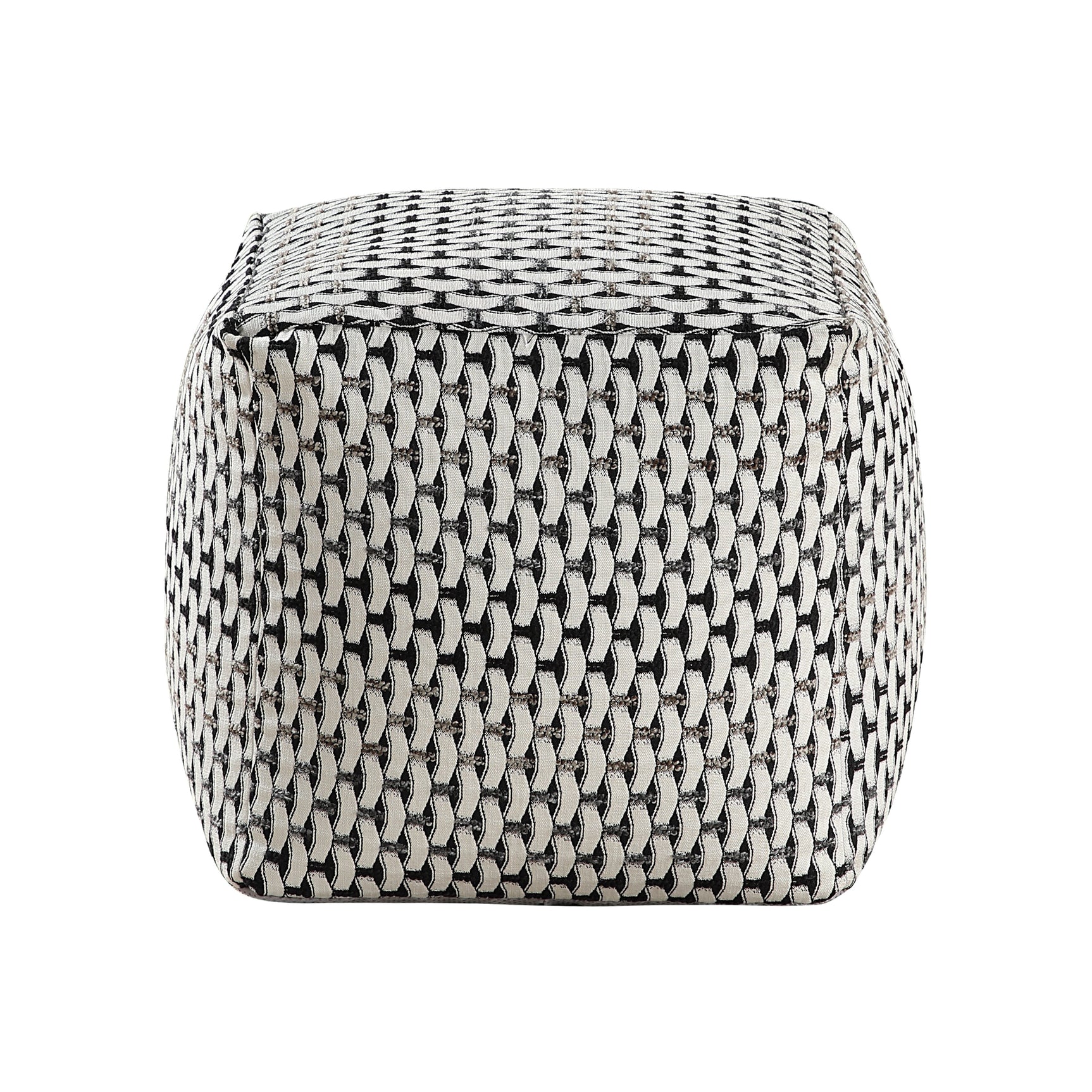 Trent Multi-color Pouf - Ornate Home
