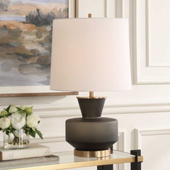Trentino Black Table Lamp - Ornate Home