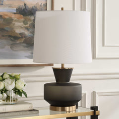 Trentino Black Table Lamp - Ornate Home