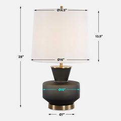 Trentino Black Table Lamp - Ornate Home