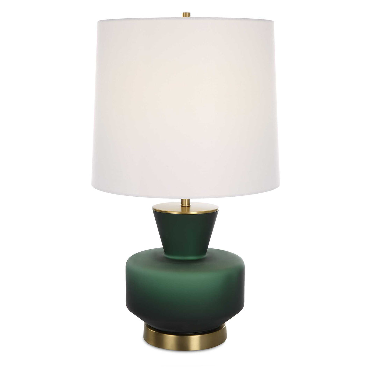 Trentino Dark Emerald Green Table Lamp - Ornate Home