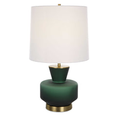 Trentino Dark Emerald Green Table Lamp - Ornate Home