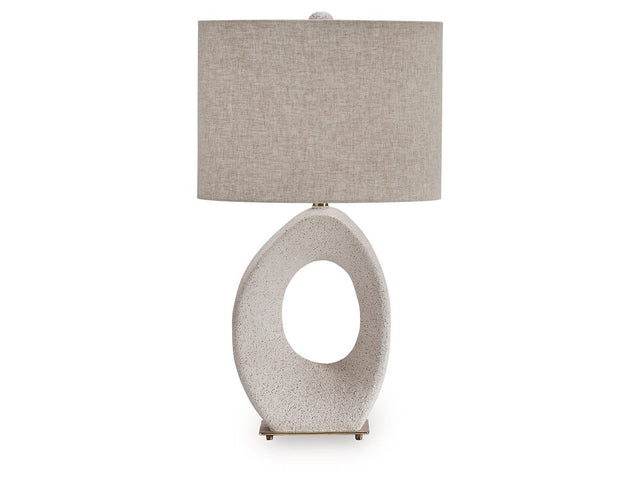 Trentlen Cream/Gold Paper Table Lamp (1/CN) (Online Special Price) - Ornate Home