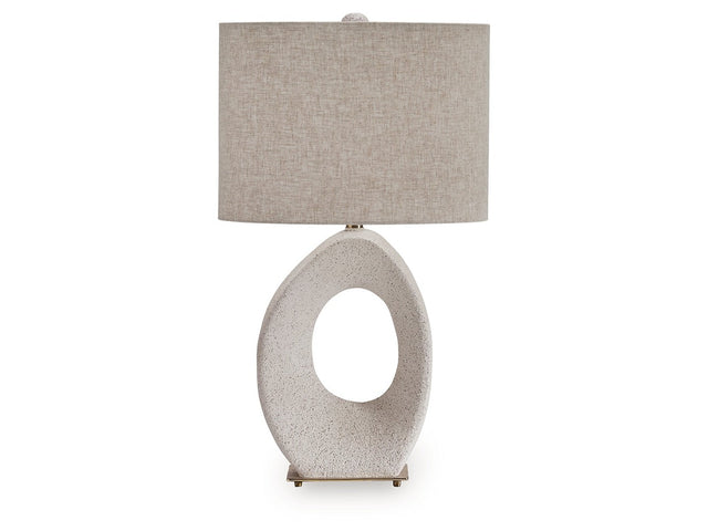 Trentlen Cream/Gold Paper Table Lamp (1/CN) - Ornate Home