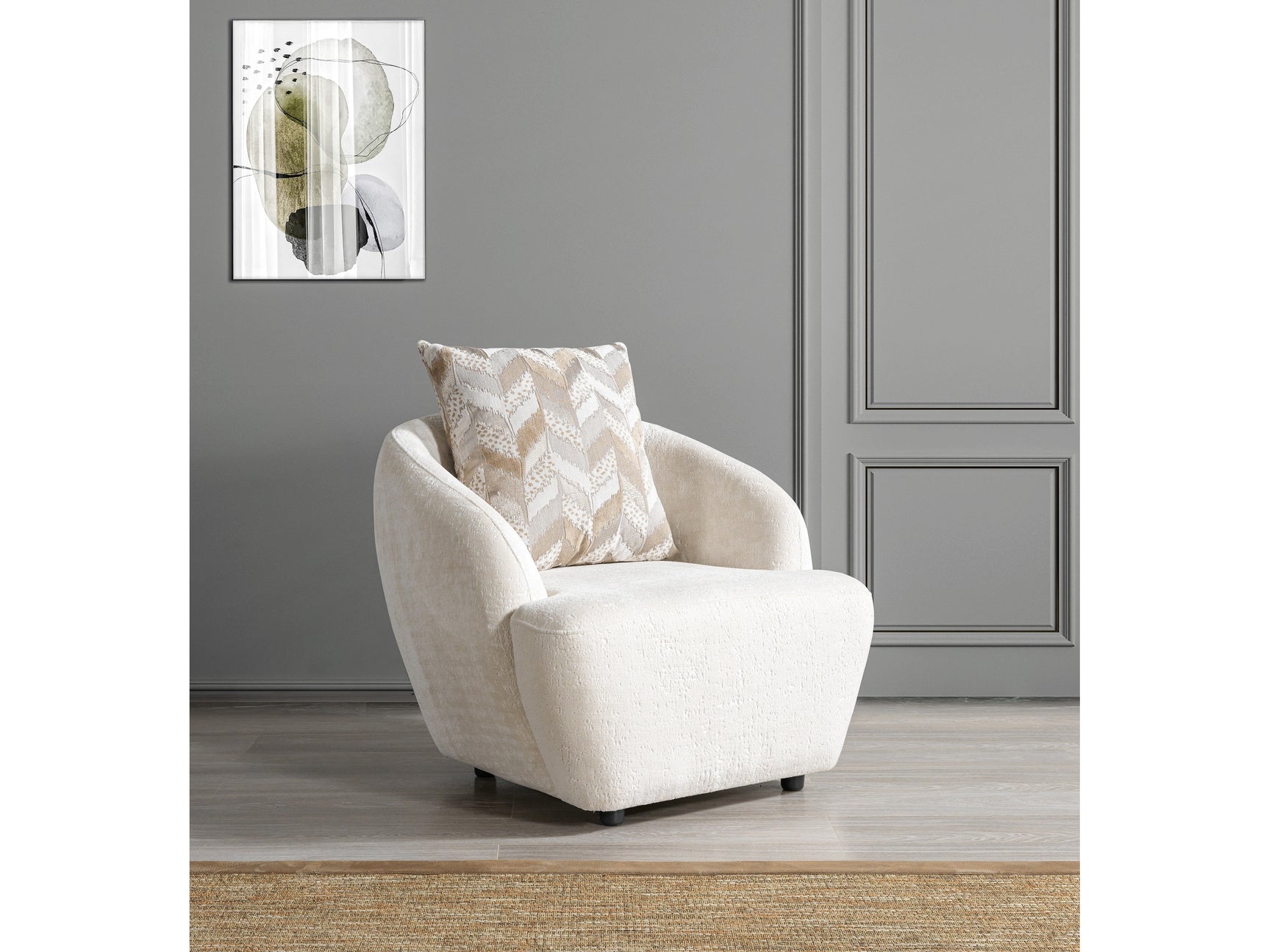 Trento Ivory Chair - Ornate Home