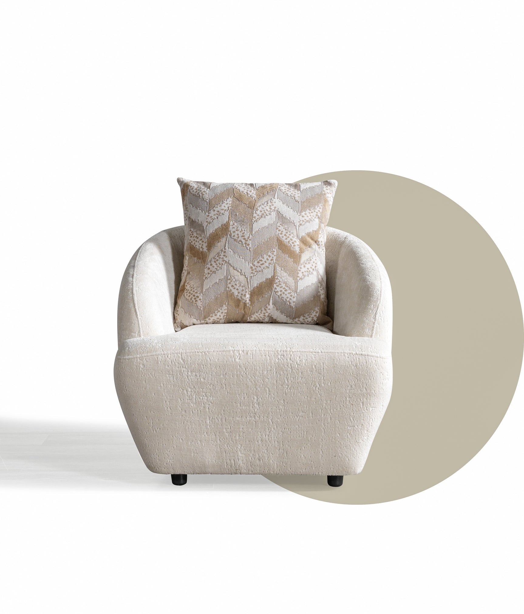 Trento Ivory Living Room Set - Ornate Home