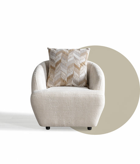 Trento Ivory Living Room Set - Ornate Home