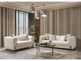 Trento Ivory Living Room Set - Ornate Home