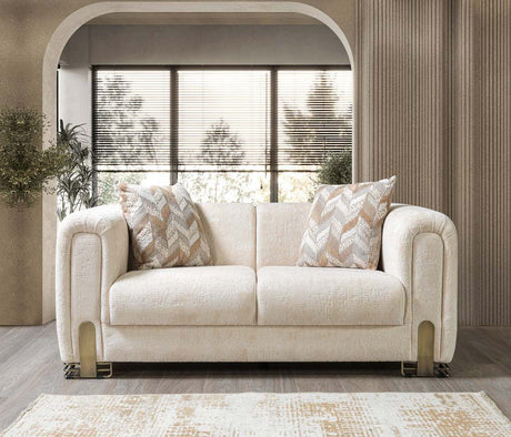 Trento Ivory Living Room Set - Ornate Home
