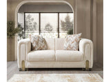 Trento Ivory Loveseat - Ornate Home
