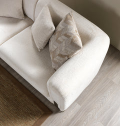 Trento Ivory Sofa - Ornate Home