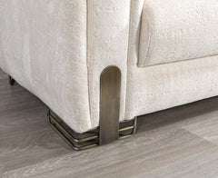 Trento Ivory Sofa - Ornate Home