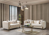 Trento Ivory Sofa - Ornate Home
