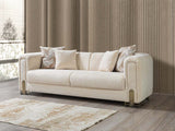 Trento Ivory Sofa - Ornate Home