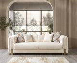 Trento Ivory Sofa - Ornate Home
