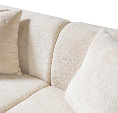 Trento Ivory Sofa - Ornate Home