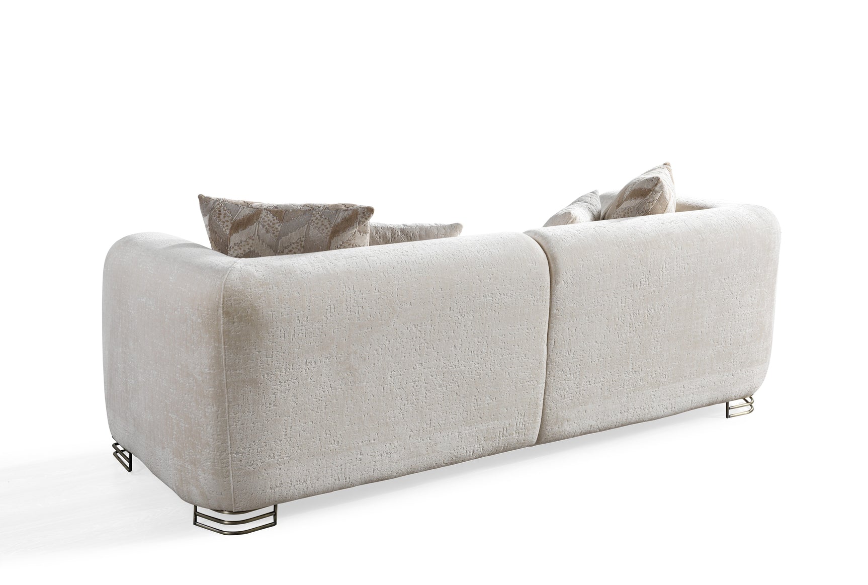 Trento Ivory Sofa - Ornate Home