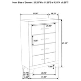 Trenton Rustic Cream 4-drawer Bedroom Chest of Drawers - Ornate Home