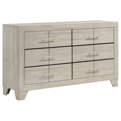 Trenton Rustic Cream 4-piece Eastern King Bedroom Set - Ornate Home