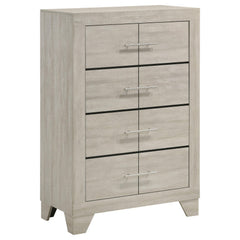 Trenton Rustic Cream 5-piece Eastern King Bedroom Set - Ornate Home