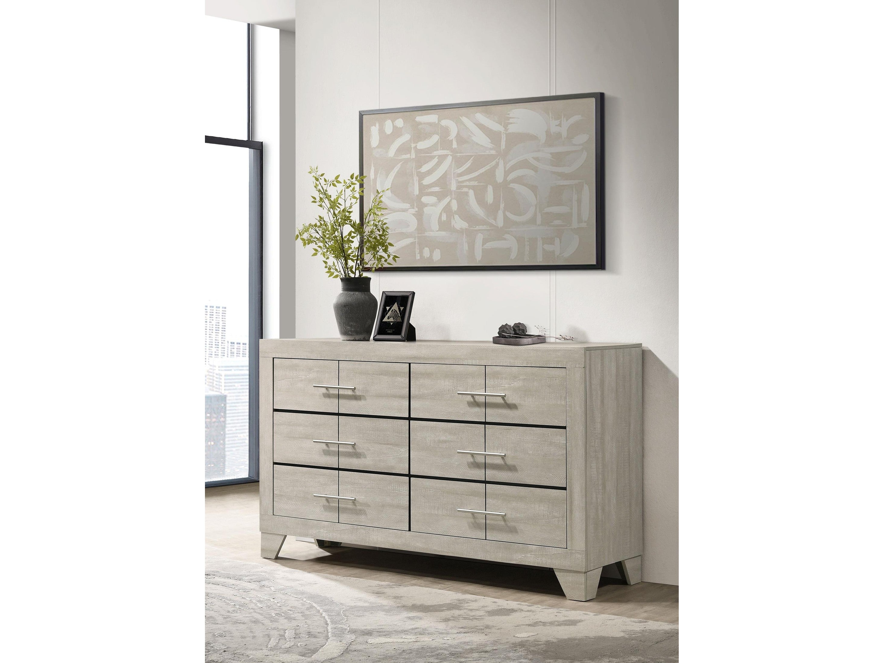 cream dresser 6 drawer Better Home Products Velvet 6 Drawer Dresser with Gold Legs in Cream