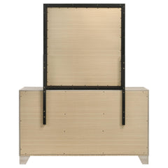 Trenton Rustic Cream 6-drawer Bedroom Dresser With Mirror - Ornate Home