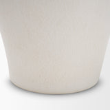 Trenza White Large Ceramic Vase with Twisted Handles - Ornate Home
