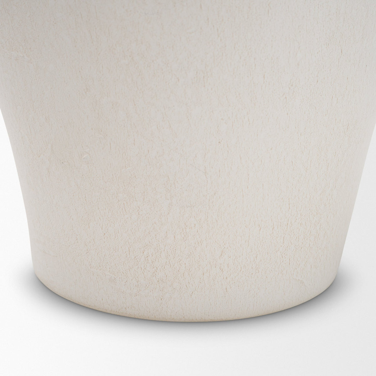 Trenza White Large Ceramic Vase with Twisted Handles - Ornate Home