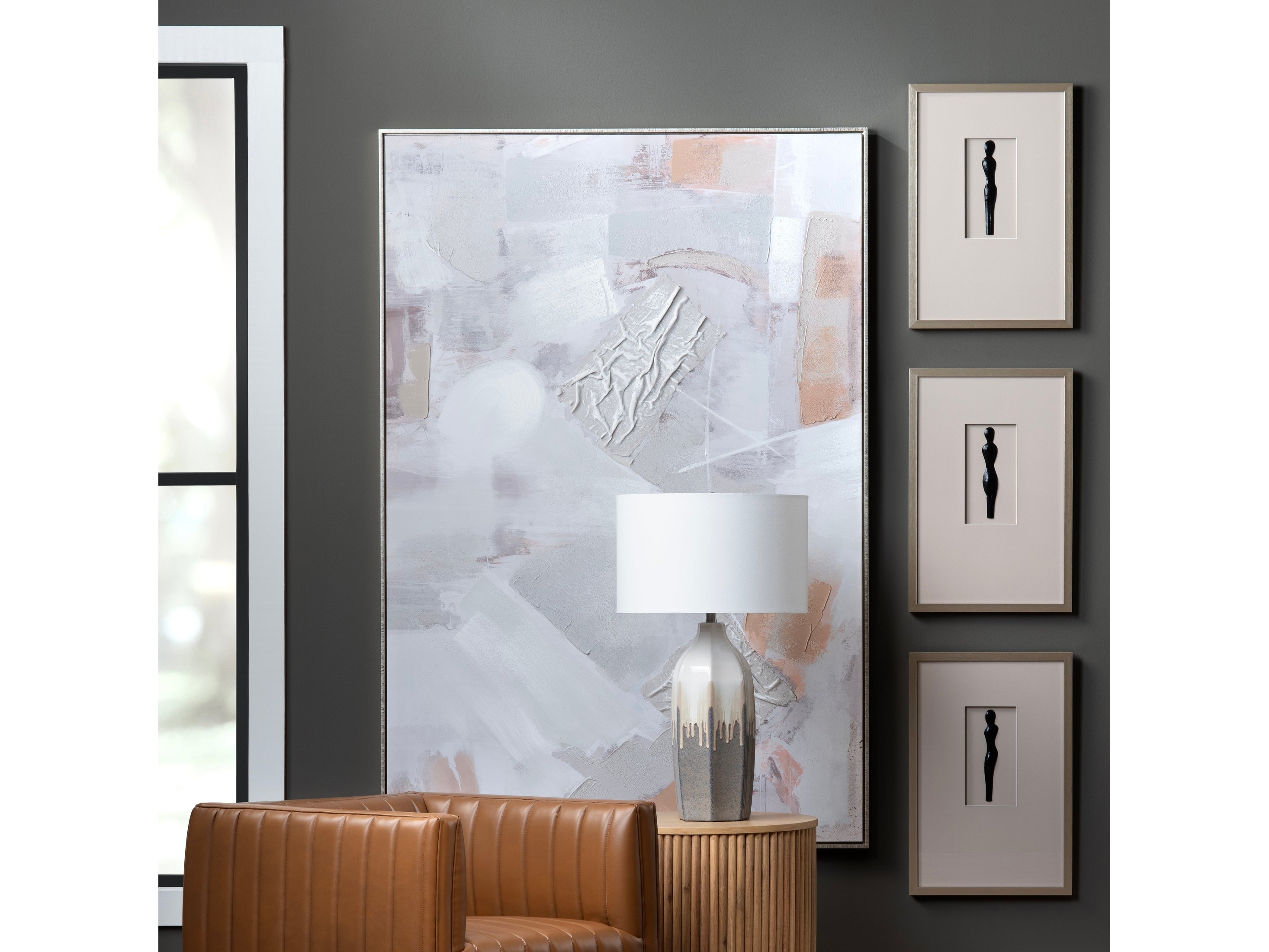 Tres Silhouettes Black Wall Art - Thumbnail 2