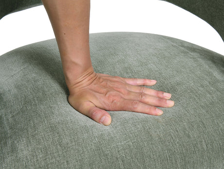 Tresa Green Dining Arm Chair w/ Casters - Ornate Home