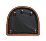 Tresa Rustic Orange Dining Arm Chair w/ Casters - Ornate Home