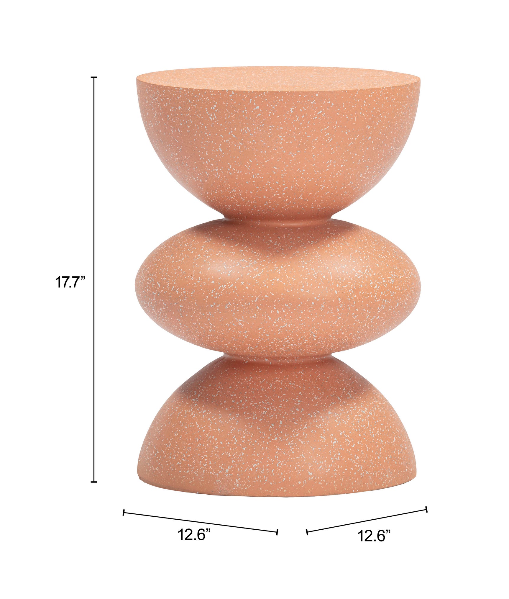 Tressa Terracotta Side Table