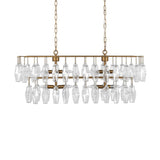 Tressia Brass Chandelier - Ornate Home