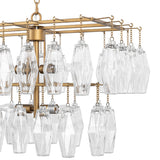 Tressia Brass Chandelier - Ornate Home