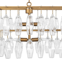 Tressia Brass Chandelier - Ornate Home