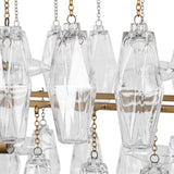 Tressia Brass Chandelier - Ornate Home