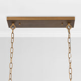 Tressia Brass Chandelier - Ornate Home