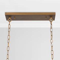 Tressia Brass Chandelier - Ornate Home