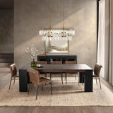 Tressia Brass Chandelier - Ornate Home