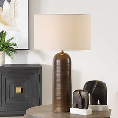 Trexler Brown Table Lamp - Ornate Home