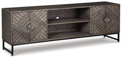 Treybrook Distressed Gray Accent Cabinet - Ornate Home