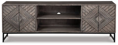 Treybrook Distressed Gray Accent Cabinet - Ornate Home