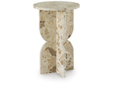 Treygan Beige Accent Table (Online Special Price) - Ornate Home