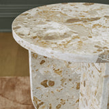 Treygan Beige Accent Table - Ornate Home