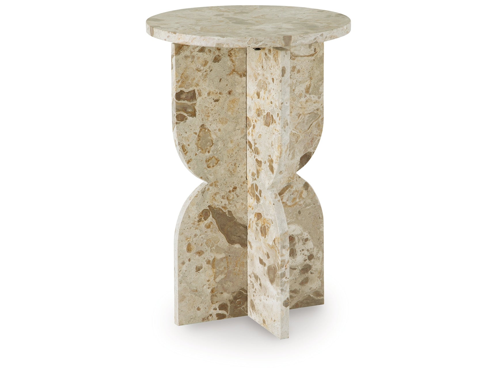 Treygan Beige Accent Table - Ornate Home